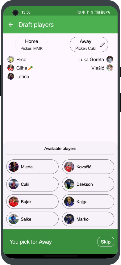 WiFi Fuca teams draft